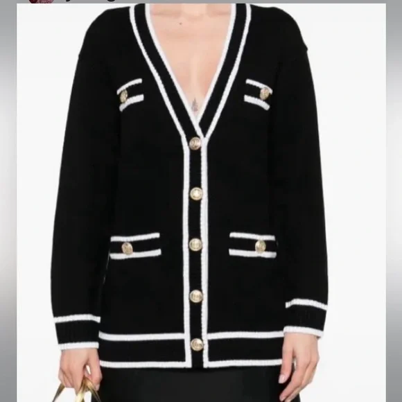 Alice + Olivia
Bradford Tipped Cardigan - Picture 2 of 12